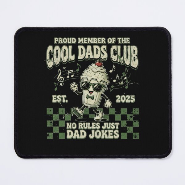 Item preview, Cool Dads Club Music Retro Funny Dad Jokes Father Gift Classic T-Shirt designed and sold by Animalfacts002.