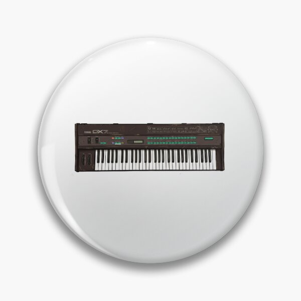 Item preview, Yamaha DX7 Digital FM Synthesizer Retro Illustration designed and sold by motionbymarco.