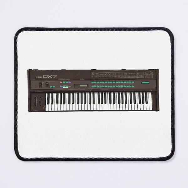 Item preview, Yamaha DX7 Digital FM Synthesizer Retro Illustration designed and sold by motionbymarco.