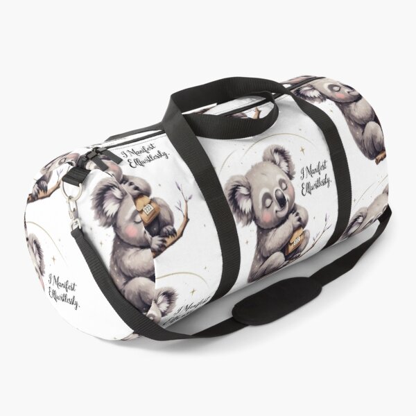 Item preview, I Manifest Effortlessly 222 Cute Koala Woodland Nursery Art designed and sold by AQUILAKREO.