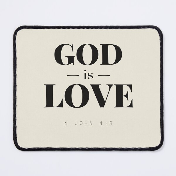 Item preview, God Is Love – 1 John 4:8 Minimalist Scripture Design designed and sold by Alt Christian.