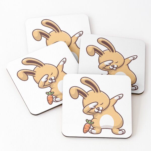 Item preview, Funny Dabbing Bunny Rabbit with Carrot designed and sold by shalbmv.