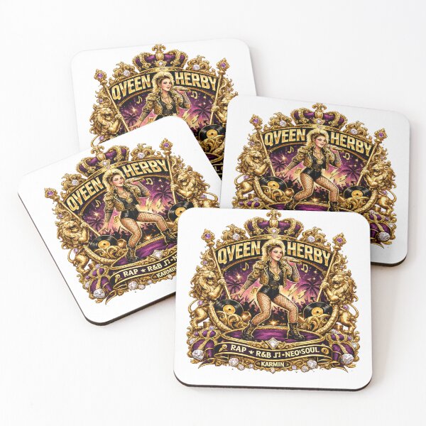 Item preview, Royal Queen Rap Singer Gold Crown Streetwear Design designed and sold by artistezone.