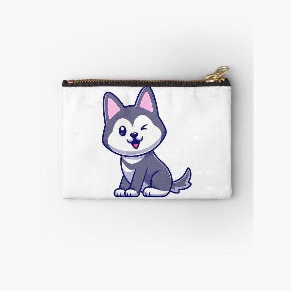 Item preview, Cute Kawaii Winking Husky Dog Puppy designed and sold by shalbmv.