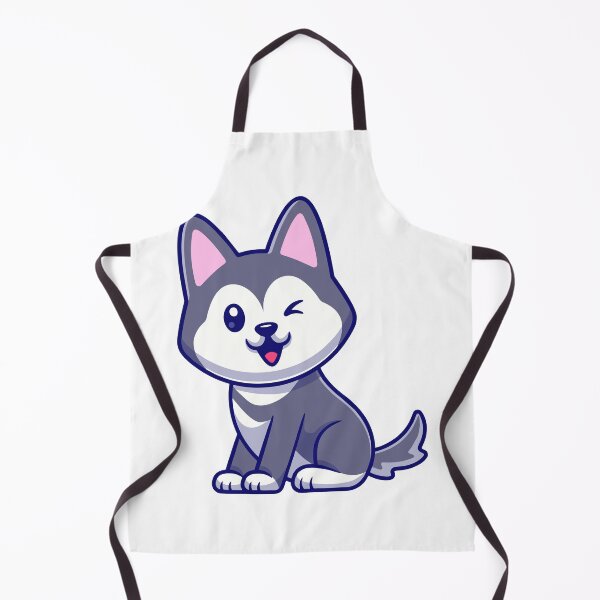 Item preview, Cute Kawaii Winking Husky Dog Puppy designed and sold by shalbmv.