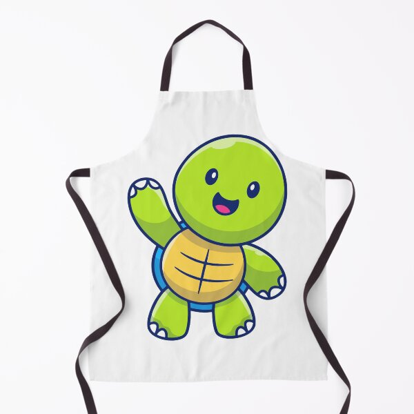 Item preview, Happy Waving Baby Sea Turtle Kawaii designed and sold by shalbmv.