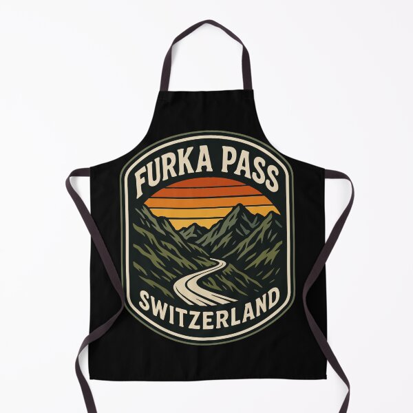 Item preview, Furka Pass Switzerland Alpst Vintage Travel designed and sold by TomFrontierArt.