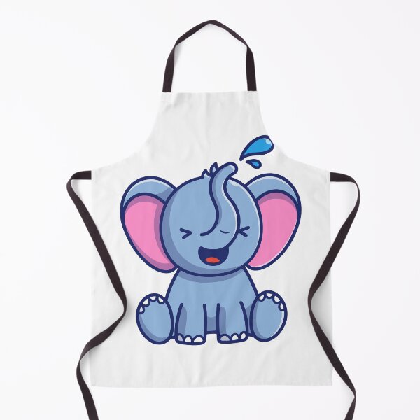Item preview, Cute Baby Elephant Playing with Water designed and sold by shalbmv.