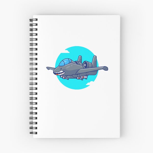 Item preview, A-10 Warthog Fighter Jet Shark Mouth Cartoon designed and sold by shalbmv.