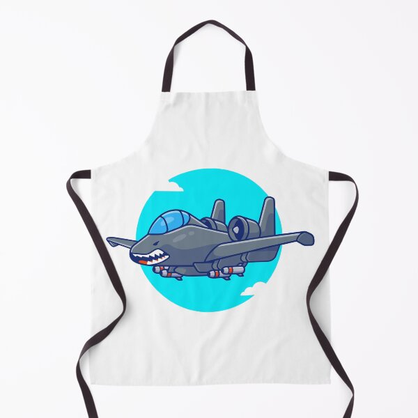 Item preview, A-10 Warthog Fighter Jet Shark Mouth Cartoon designed and sold by shalbmv.