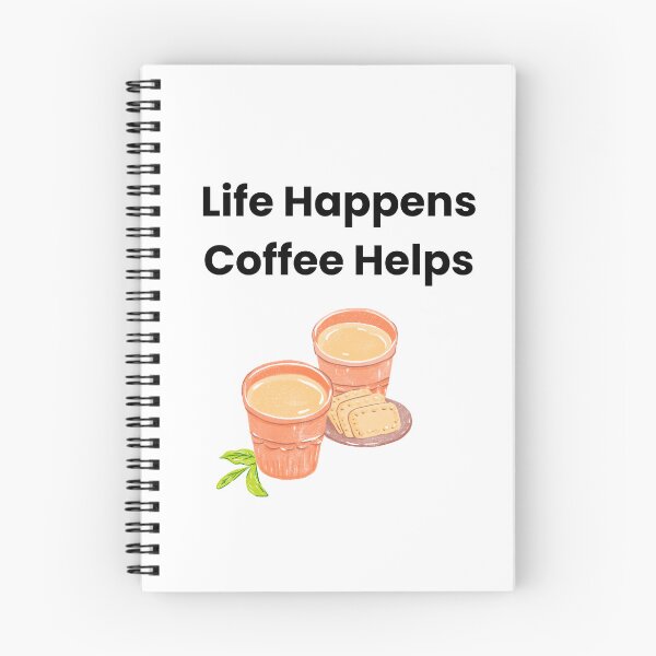 Item preview, ​Life Happens Coffee Helps - Cozy Tea and Biscuits designed and sold by PeplumiArt.