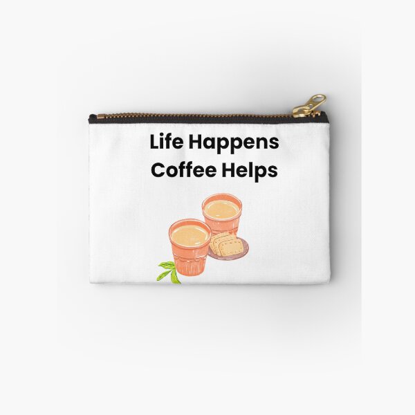 Item preview, ​Life Happens Coffee Helps - Cozy Tea and Biscuits designed and sold by PeplumiArt.
