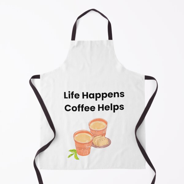 Item preview, Life Happens Coffee Helps - Cozy Tea and Biscuits designed and sold by PeplumiArt.