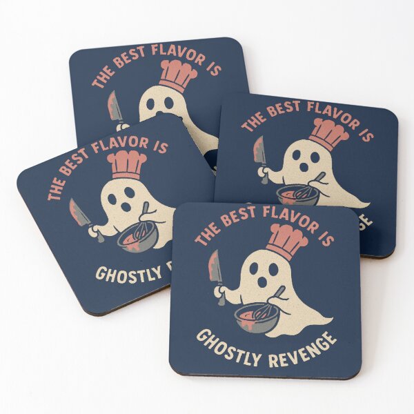 Item preview, Funny Ghost Chef The Best Flavor Is Ghostly Revenge Dark Humor Halloween T-Shirt designed and sold by Negisandeep studio.