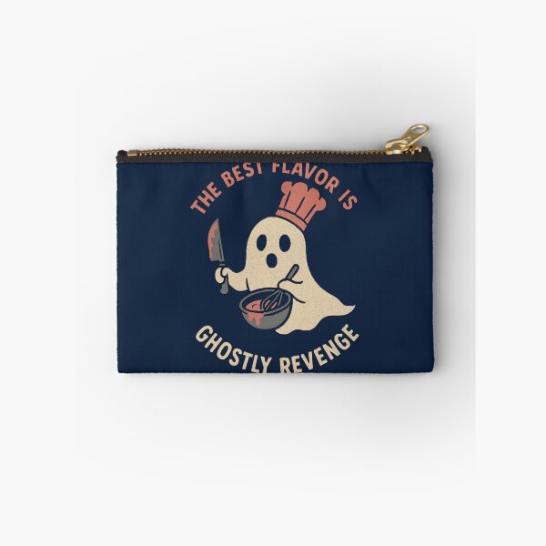Item preview, Funny Ghost Chef The Best Flavor Is Ghostly Revenge Dark Humor Halloween T-Shirt designed and sold by Negisandeep studio.