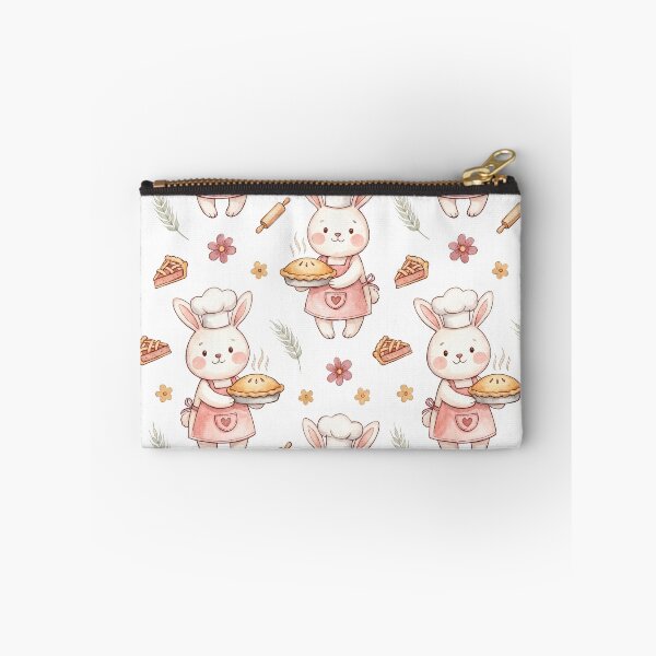 Item preview, Cute Bunny Baker Pattern with Pie and Pastries designed and sold by MegaNovaArt.