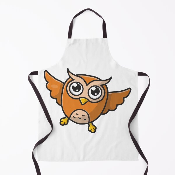 Item preview, Cute Wide Eyed Flying Brown Owl designed and sold by shalbmv.