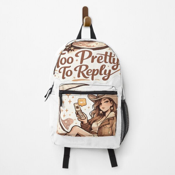 Item preview, Too Pretty To Reply Retro Cosmic Cowgirl Feminine Western Aesthetic designed and sold by StickyGuys.