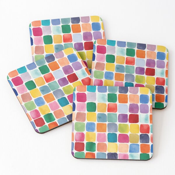 Item preview, Colorful Mid Century Modern Squares  designed and sold by AnimaliaStar.