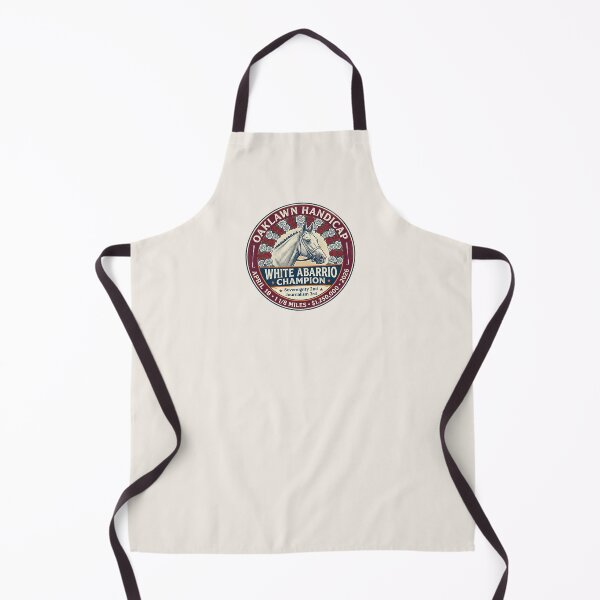 Item preview, White Abarrio 2026 Oaklawn Handicap Champion horse racing apparel designed and sold by Ginny Luttrell.