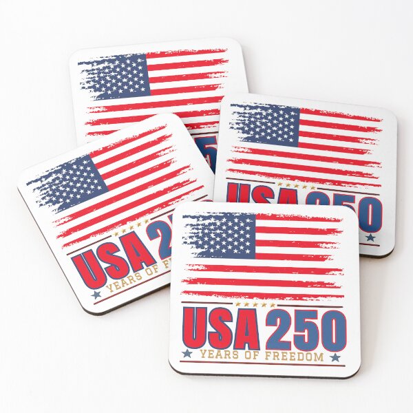 Item preview, USA 250 Years of Freedom Patriotic 4th of July 2026 designed and sold by VibranPalette.