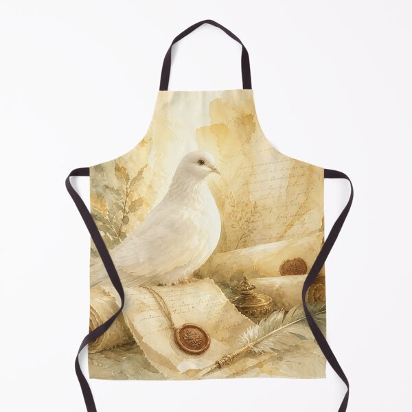 Item preview, Philosopher’s Dove Among Ancient Scrolls designed and sold by WaterBirdArt.