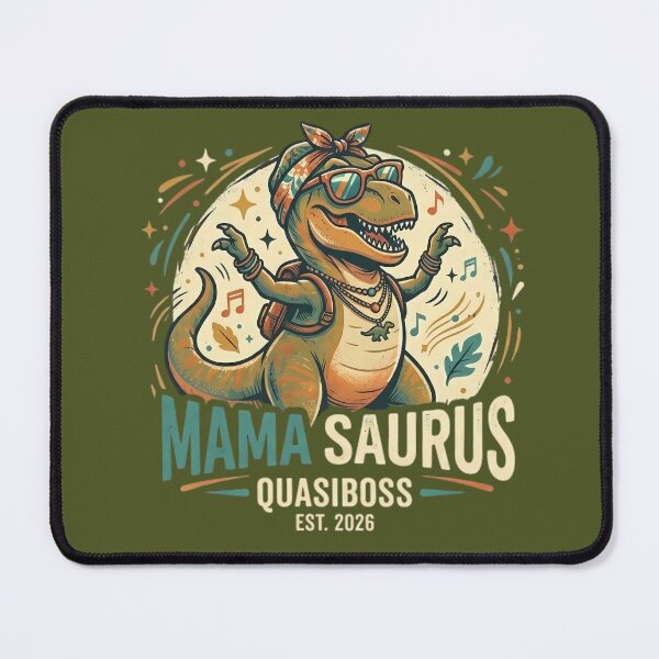 Item preview, Mama Saurus Hippie - Vintage Dinosaur Mom | Official QuasiBoss designed and sold by QuasiBoss.