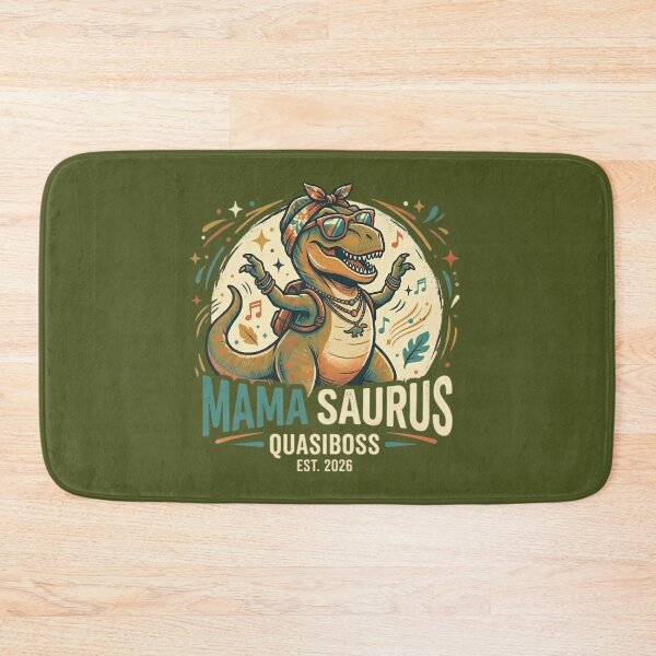 Item preview, Mama Saurus Hippie - Vintage Dinosaur Mom | Official QuasiBoss designed and sold by QuasiBoss.