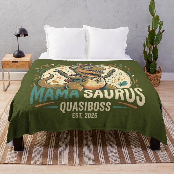 Item preview, Mama Saurus Hippie - Vintage Dinosaur Mom | Official QuasiBoss designed and sold by QuasiBoss.