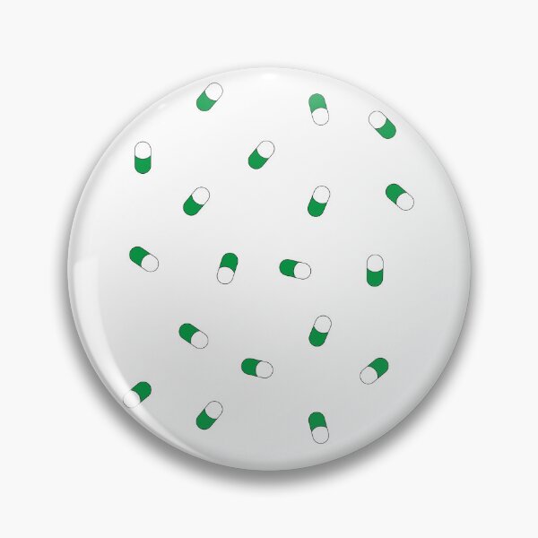 Item preview, Green pills pattern for positive pharmacist white designed and sold by FlowaDesign.