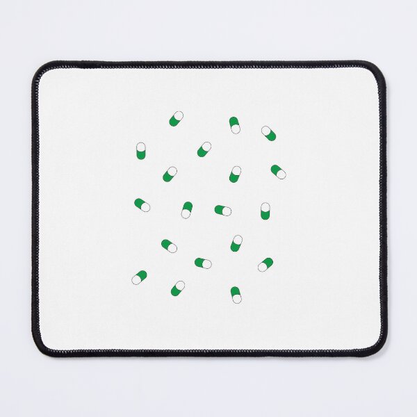 Item preview, Green pills pattern for positive pharmacist white designed and sold by FlowaDesign.