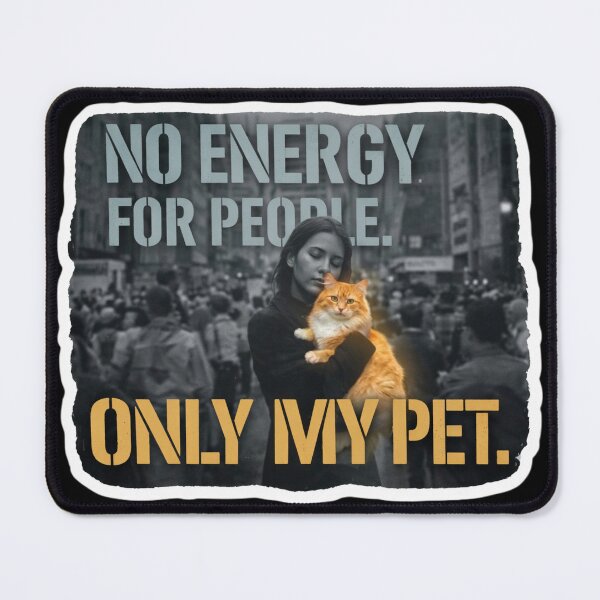 Item preview, No Energy For People Only My Pet Shirt – Introvert Pet Lover Gift – Anti Social Quote designed and sold by Safe Haven Pets.