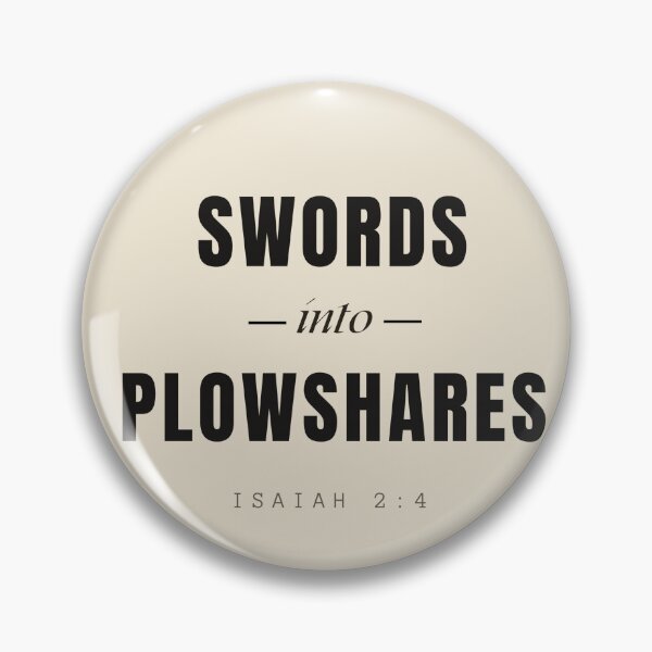 Item preview, Swords into Plowshares – Isaiah 2:4 Minimalist Scripture Design designed and sold by Alt Christian.