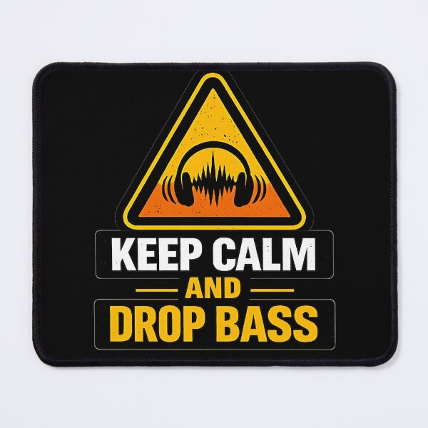 Item preview, Keep Calm & Drop Bass designed and sold by  ZenRave Designs.