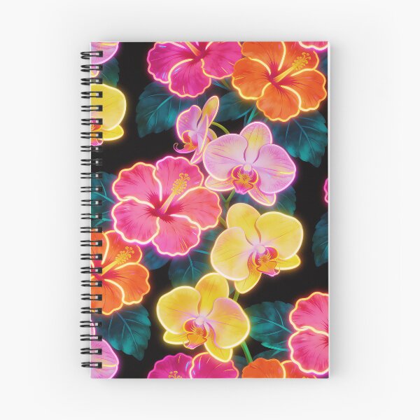 Item preview, Flor tropical neón psicodélica designed and sold by Dreambase.