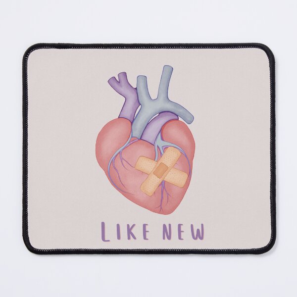 Item preview, Like New — Anatomical Heart With Bandaid Illustration (Light Background) designed and sold by Reverber.arting.