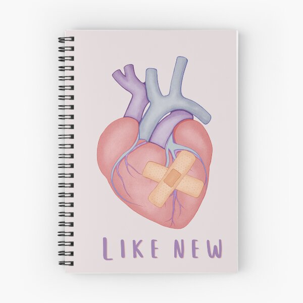 Item preview, Like New — Anatomical Heart With Bandaid Illustration (Light Background) designed and sold by Reverber.arting.