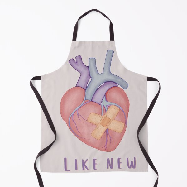 Item preview, Like New — Anatomical Heart With Bandaid Illustration (Light Background) designed and sold by Reverber.arting.