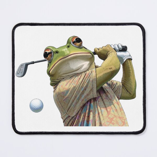 Item preview, Golf Champion Frog – Cute Kawaii Golf Master Illustration designed and sold by MarekoraStudio.