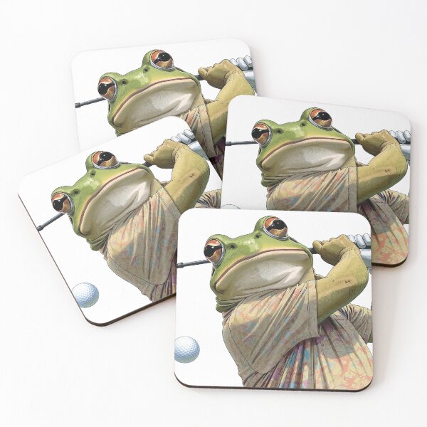 Item preview, Golf Champion Frog – Cute Kawaii Golf Master Illustration designed and sold by MarekoraStudio.