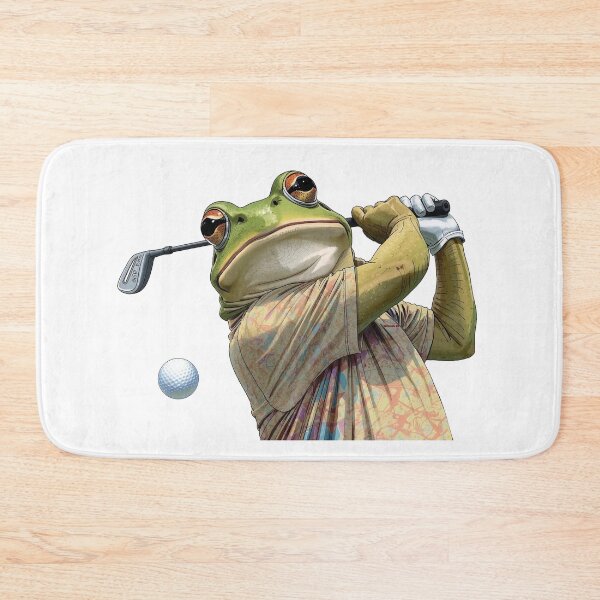Item preview, Golf Champion Frog – Cute Kawaii Golf Master Illustration designed and sold by MarekoraStudio.
