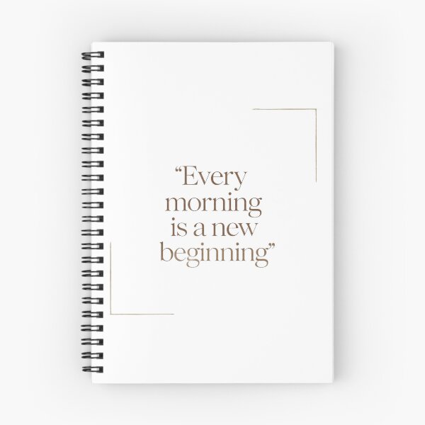 Item preview, Every Morning is a New Beginning - Quote Design designed and sold by montaodujour.