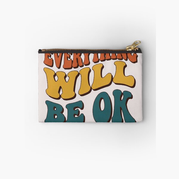 Item preview, Everything Will Be OK Retro Vintage Typography – Positive Affirmation Aesthetic Design. designed and sold by UniqueArtsOnly.