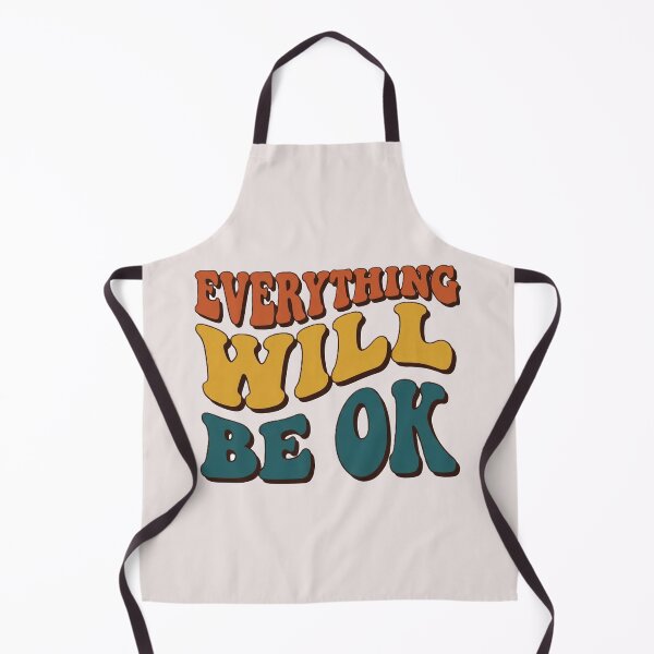 Item preview, Everything Will Be OK Retro Vintage Typography – Positive Affirmation Aesthetic Design. designed and sold by UniqueArtsOnly.