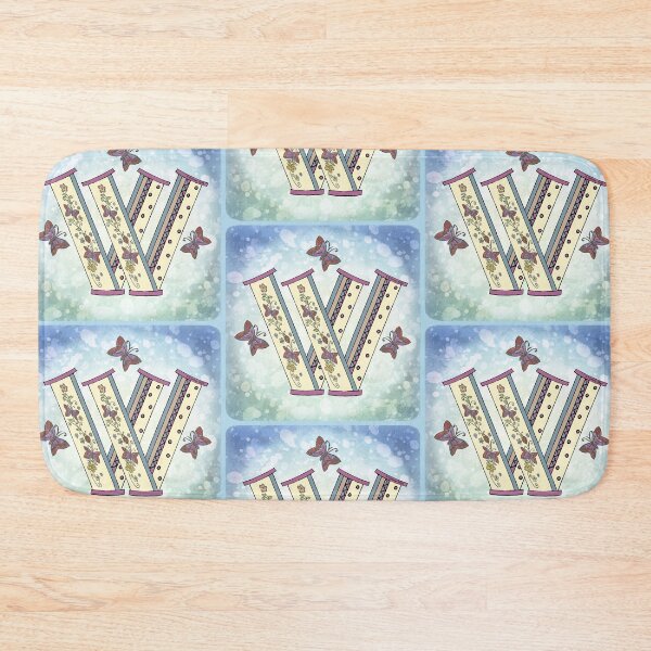 Item preview, Floral letter W Monogram designed and sold by artmuvz.