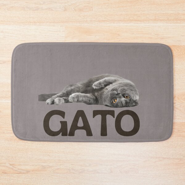 Item preview, Funny Lazy Cat Design – Grey Cat Relaxing Illustratio designed and sold by A touch of creativity.