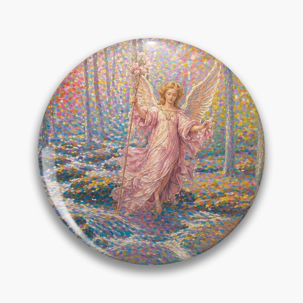 Item preview, Angel at the Waterfall's Peak designed and sold by RiverDeeDesigns.