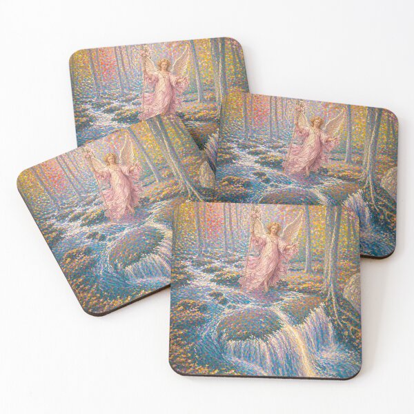 Item preview, Angel at the Waterfall's Peak designed and sold by RiverDeeDesigns.