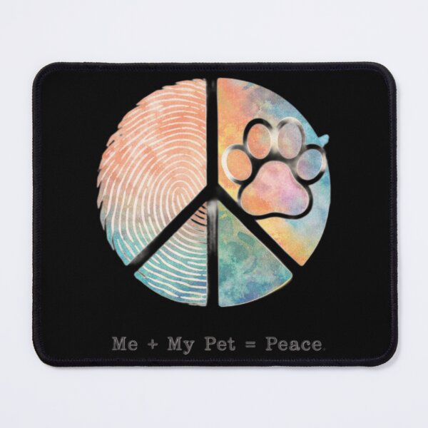 Item preview, Me And My Pet Equals Peace Shirt – Emotional Support Pet Lover Gift – Calm Aesthetic Design designed and sold by Safe Haven Pets.