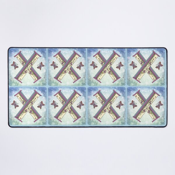 Item preview, Floral letter X Monogram designed and sold by artmuvz.